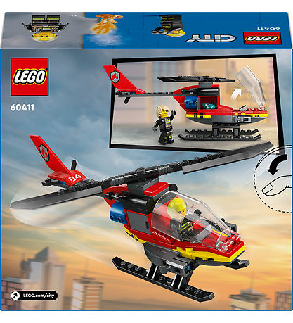 LEGO® City - Brandslukningshelikopter 60411 - 85 Dele
