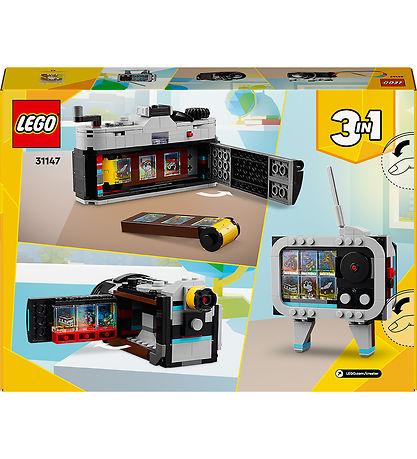 LEGO Creator - Retro-kamera - 31147 - 3-i-1 - 261 Dele