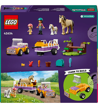 LEGO® Friends - Heste- Og Ponytrailer 42634 - 105 Dele