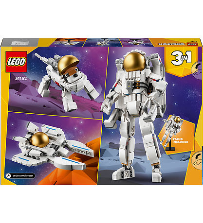 LEGO Creator - Astronaut - 31152 - 3-i-1 - 647 Dele