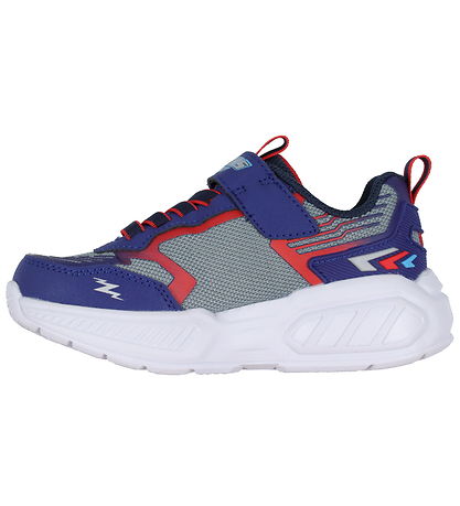 Skechers Sko m. Lys - Light Storm 3 - Navy/Rd