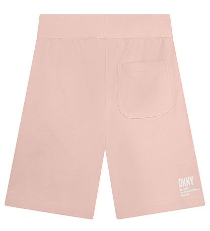 DKNY Sweatshorts - Rosa m. Hvid