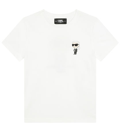 Karl Lagerfeld T-shirt - Hvid m. Print