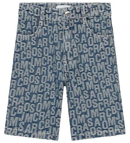 Little Marc Jacobs Denimshorts - Denim Blue m. Print