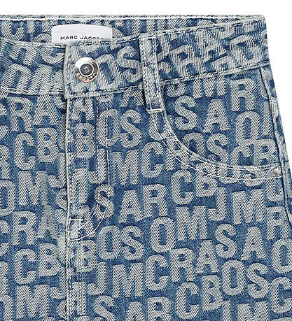 Little Marc Jacobs Nederdel - Denim Blue m. Print