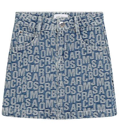 Little Marc Jacobs Nederdel - Denim Blue m. Print