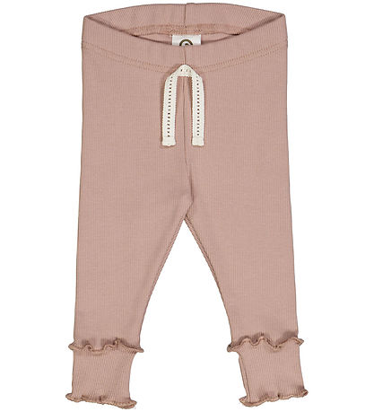 Müsli leggings - Cozy Me Rib - Rose Wood