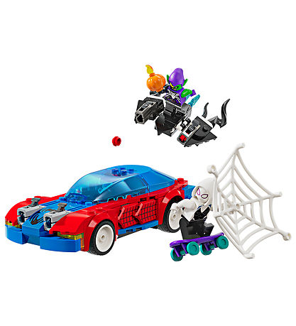 LEGO Marvel - Spider-Mans Racerbil Og Venom Green Goblin 76279