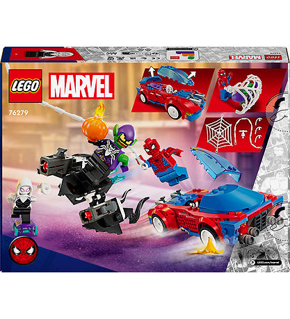 LEGO Marvel - Spider-Mans Racerbil Og Venom Green Goblin 76279