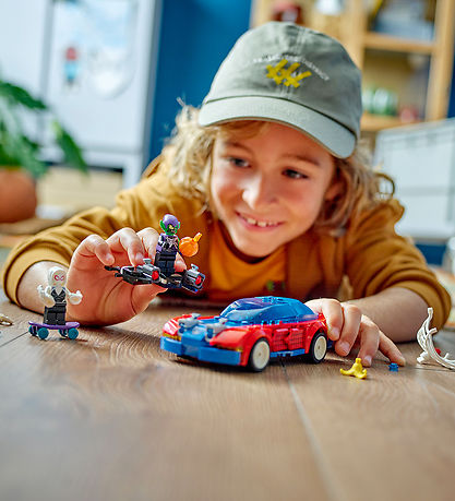 LEGO® Marvel - Spider-Mans Racerbil Og Venom Green Goblin 76279 