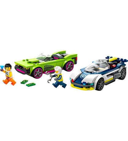 LEGO® City - Biljagt Med Politi Og Muskelbil 60415 - 213 Dele