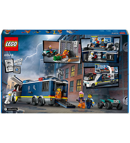 LEGO® City - Politiets Mobile Kriminallaboratorium 60418 - 674 D