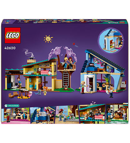 LEGO Friends - Olly Og Paisleys Huse 42620 - 1126 Dele
