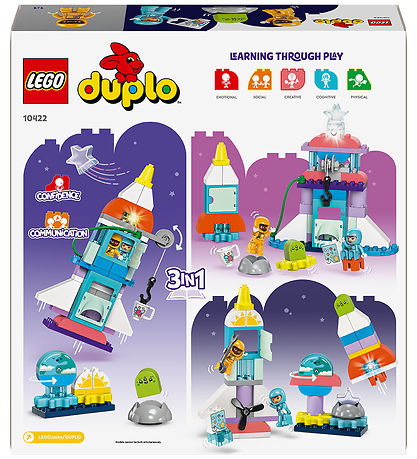 LEGO DUPLO - 3-i-1-Eventyr Med Rumfrge 10422 - 58 Dele
