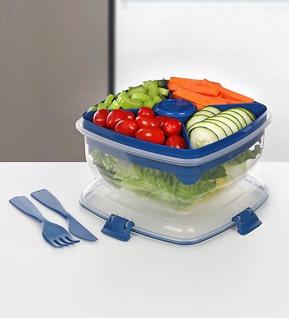 Sistema Madkasse m. Tilbehr - Salad Max To Go 1,63L - Bl