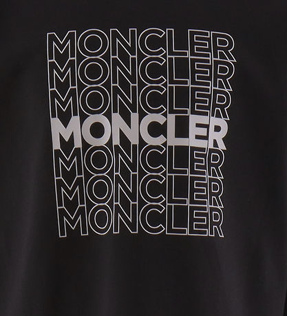 Moncler Bluse - Sort m. Hvid