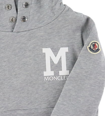 Moncler Hættetrøje - Gråmeleret