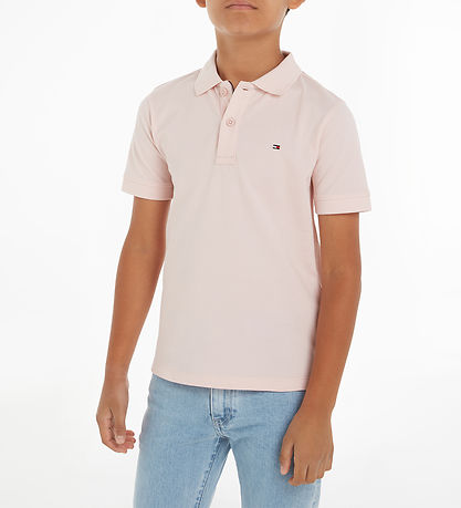 Tommy Hilfiger Polo - Flag Polo - Whimsy Pink