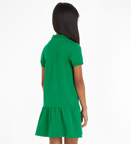 Tommy Hilfiger Kjole - Essential Polo - Olympic Green