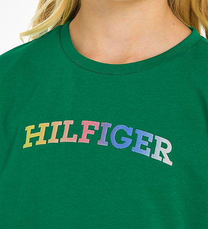 Tommy Hilfiger T-shirt - Monotype Tee - Olympic Green