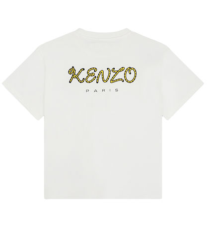 Kenzo T-shirt - Ivory m. Tiger