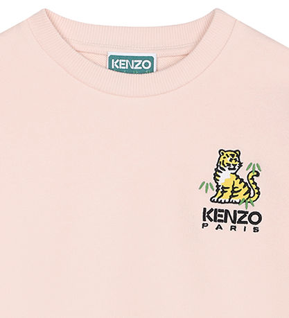 Kenzo Sweatshirt - Veiled Pink m. Tigerhale