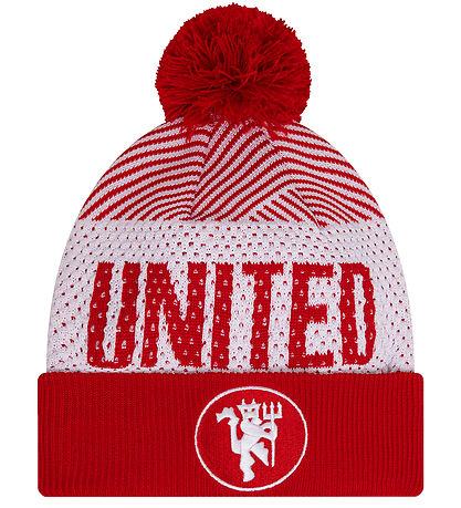 New Era Hue m. Kvast - Strik - Manchester United - Rd/Hvid