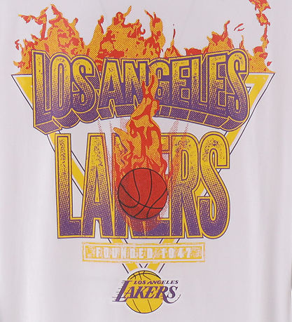 New Era T-Shirt - NBA - Lakers - Hvid