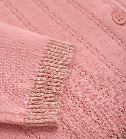 Creamie Cardigan - Pointelle - Brandied Apricot