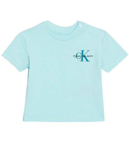 Calvin Klein St - T-shirt/ Shorts - Monogram Logo - Blue Tint