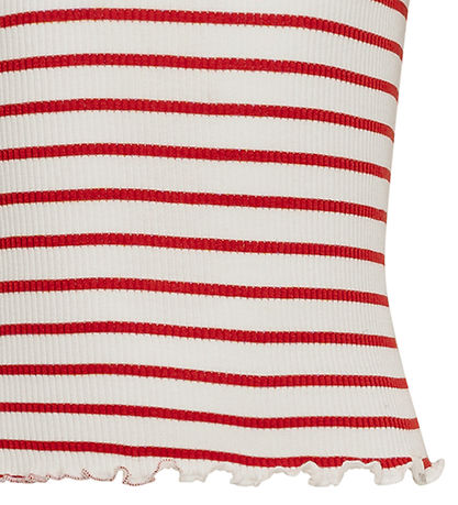 Minimalisma T-shirt - Blomst - Silke/Bomuld - Poppy Stripes