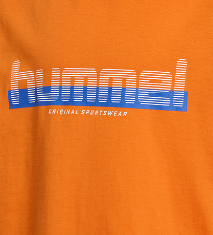 Hummel T-shirt - hmlVang - Persimmon Orange