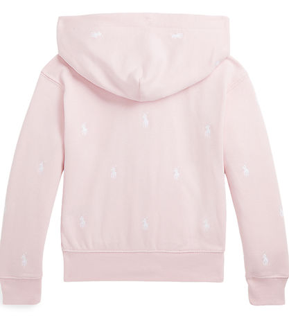 Polo Ralph Lauren Cardigan - Rosa/Hvid m, Logoer