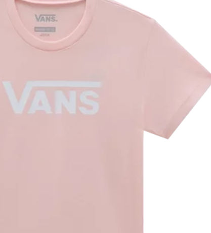 Vans T-shirt  - Gr Flying V Crew Girls - Medium Pink