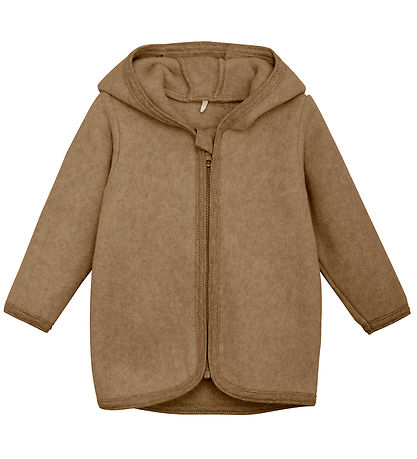 Huttelihut Cardigan - Fleece - Mol Melange m. rer