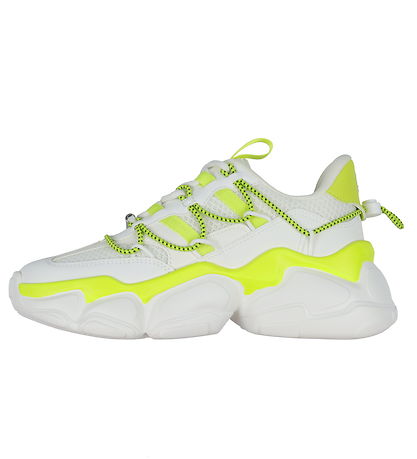 Steve Madden Sko - Spectator - Hvid/Neon Yellow