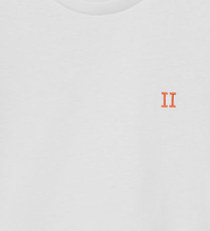 Les Deux T-shirt - Nrregaard - Hvid/Orange