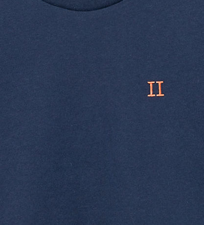 Les Deux T-shirt - Nrregaard - Noos - Dark Navy/Orange