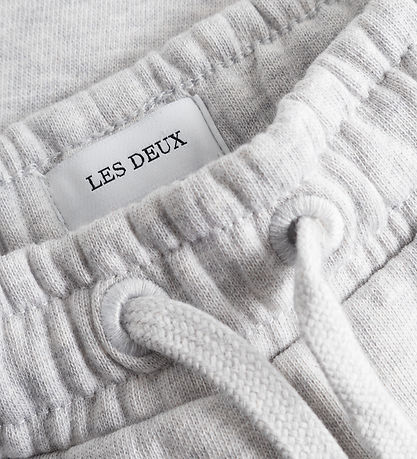 Les Deux Sweatshorts - Blake - Snow Melange/Washed Denim Blue