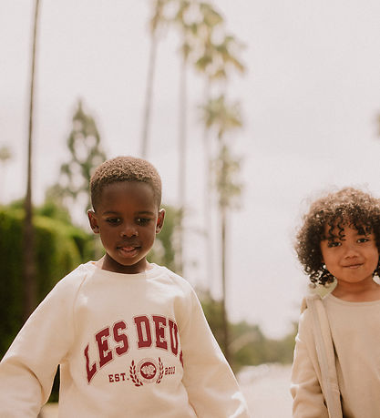 Les Deux Sweatshirt - University - Light Ivory/Burnt Red