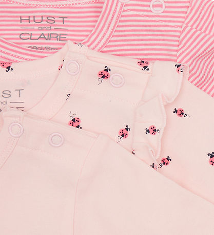 Hust and Claire Body l/ - 3-pak - Blue - Icy Pink
