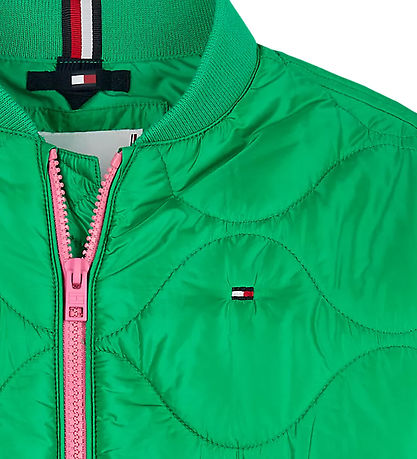 Tommy Hilfiger Dynejakke - Olympic Green