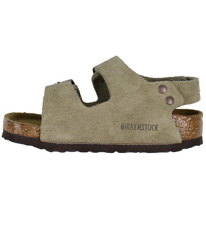 Birkenstock Sandaler - Milano HL Suede - Taupe