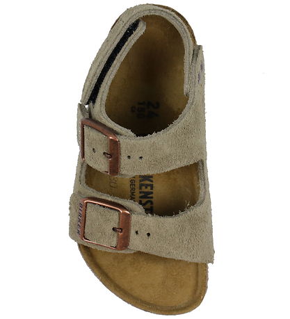 Birkenstock Sandaler - Milano HL Suede - Taupe