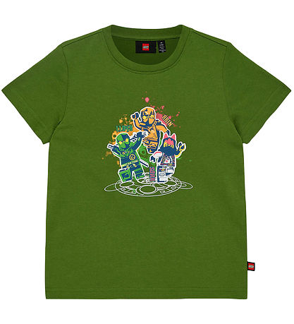 LEGO Ninjago T-shirt - LWTano - Twist of Lime