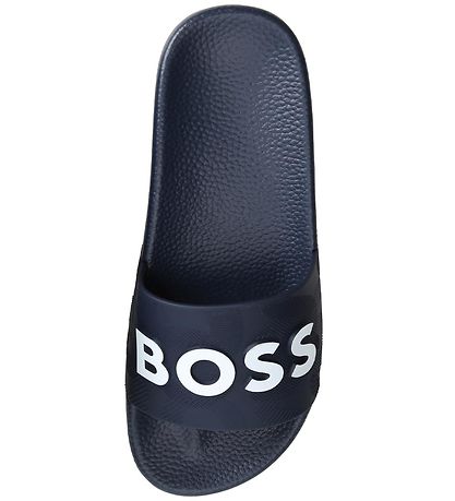 BOSS Badesandaler - Navy m. Hvid