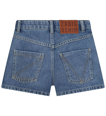 Zadig & Voltaire Denimshorts - Elle - Denim Blue m. Similisten