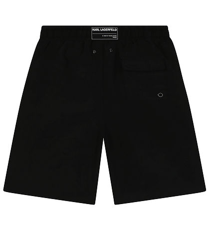 Karl Lagerfeld Badeshorts - Sort m. Hvid