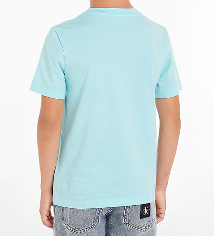 Calvin Klein T-shirt - Minimalistic Inst. - Blue Tint