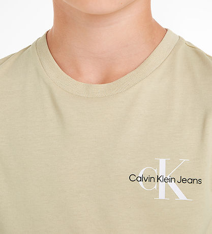 Calvin Klein T-shirt - Chest Monogram - Green Haze